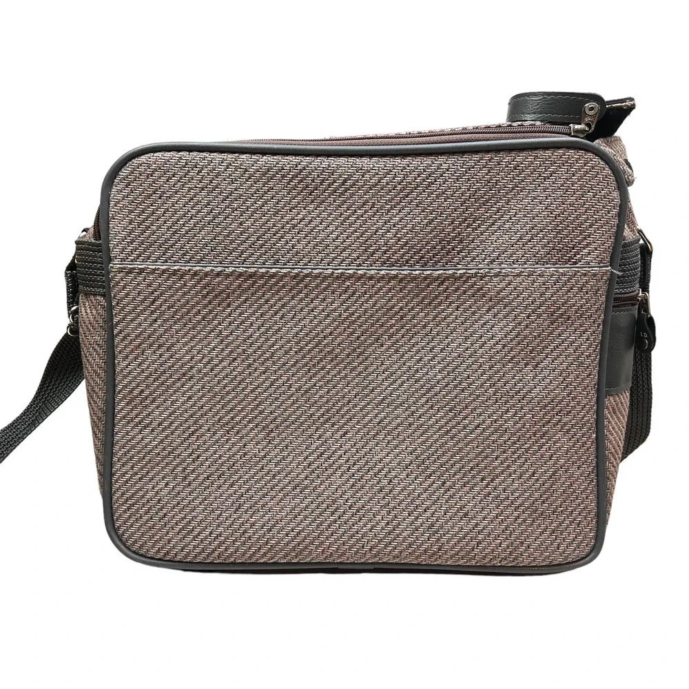 Samsonite Silhouette 4 Tweed Carry On Bag Travel Luggage Gray Pink Vintage‎ 1987